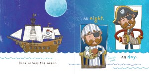 ©2017 Vaughan Duck Pirate eating and singing