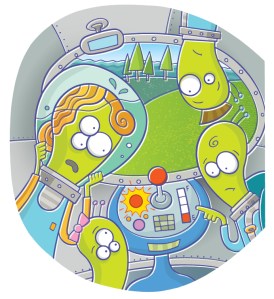 ©2017 Vaughan Duck Warning in Space