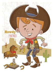 ©2017 Vaughan Duck Little Cowboy