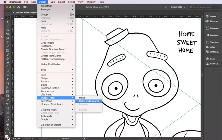 Vaughan Duck © | Tracing
