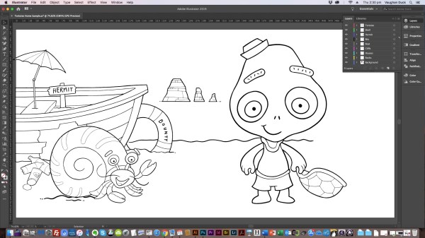 Vaughan Duck © | Layers