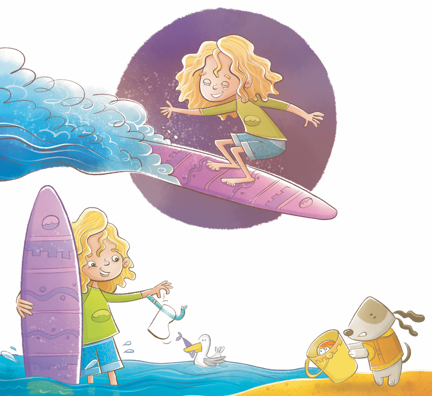 Grommet dreaming of surfing from 'Facing the Wave'