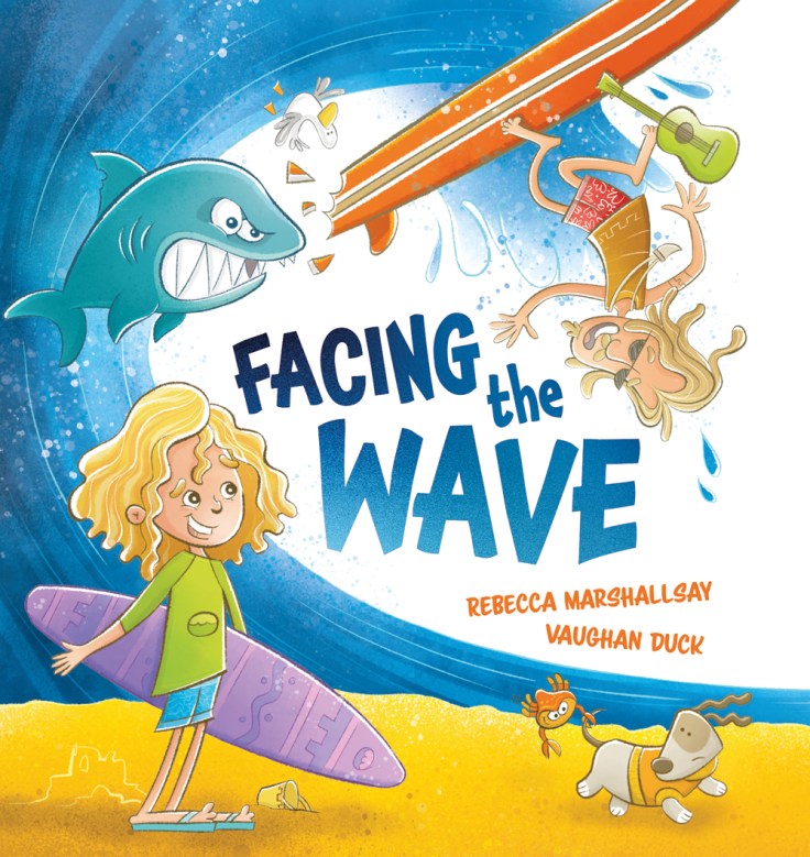 Facing the Wave Picture Book Cover